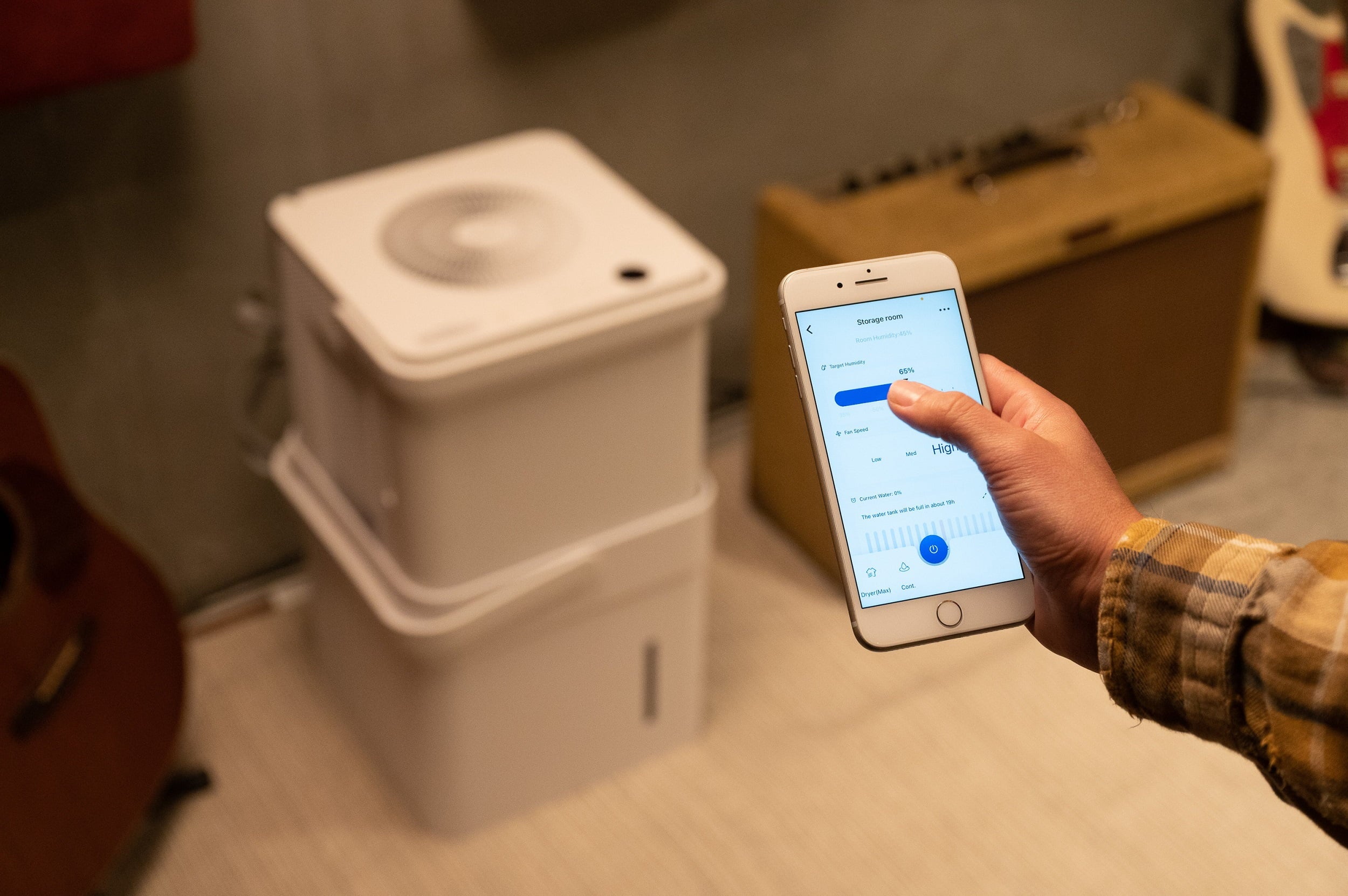 Smart WiFi Dehumidifier with Pump, 50-Pint N567