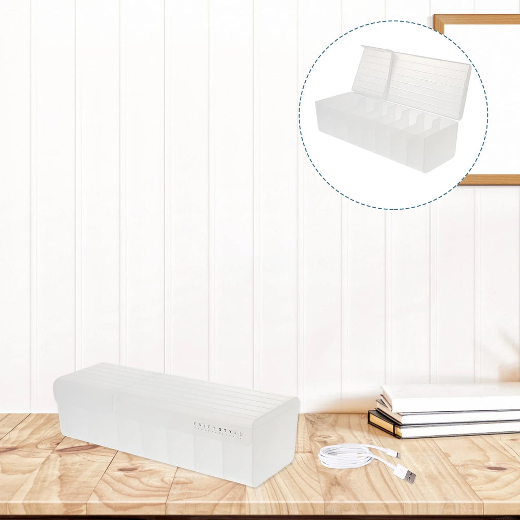 Slim USB Cable Organizer Storage Box E208077