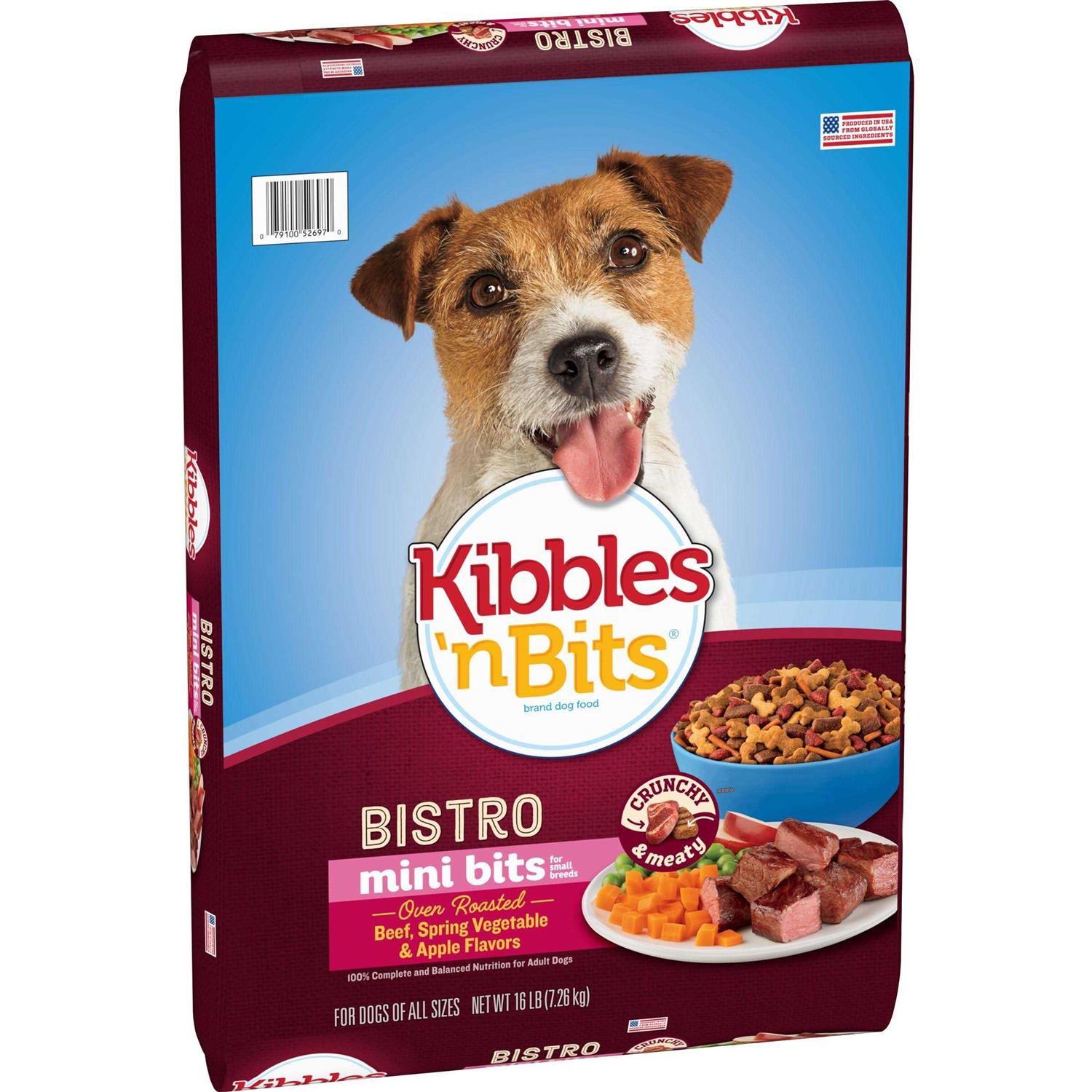 Beef Chicken Dog Food Mini Bits O8610