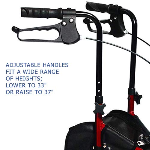 3-Wheel Walker for Seniors, Foldable & Lightweight R623