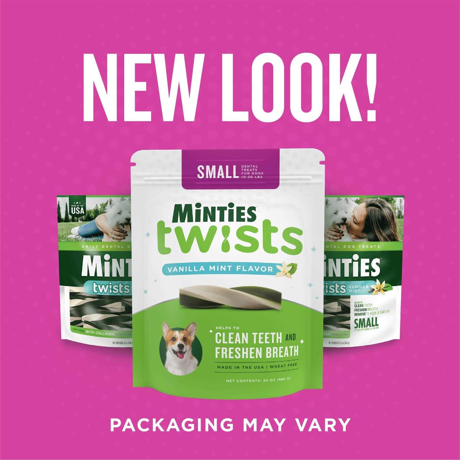 Minties Twists Dental Treats for Dogs L15356