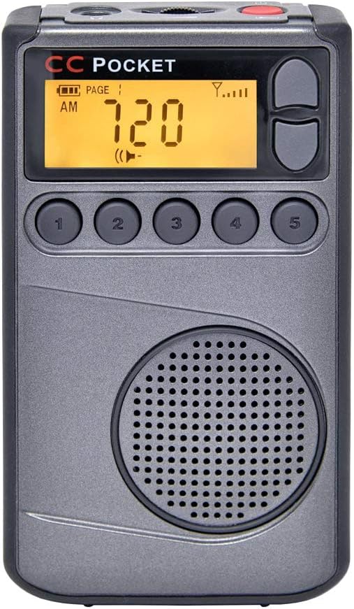AM FM NOAA Weather Radio with Clock and Sleep Timer I612