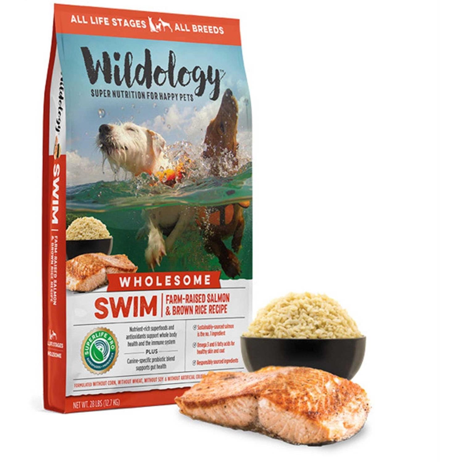 Farm-Raised Salmon & Brown Rice Dog Food K134896