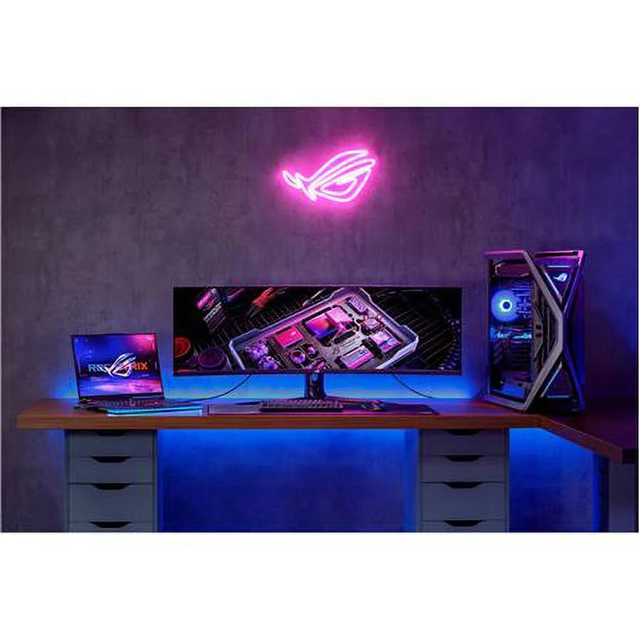49" Ultra-wide Curved HDR Gaming Monitor, Dual QHD 165Hz O458