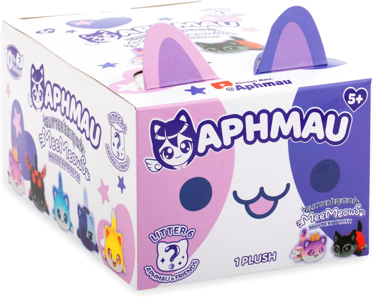 MeeMeow Mystery Plush Series 6 – Blind Box, 1 of 8 Possible F336
