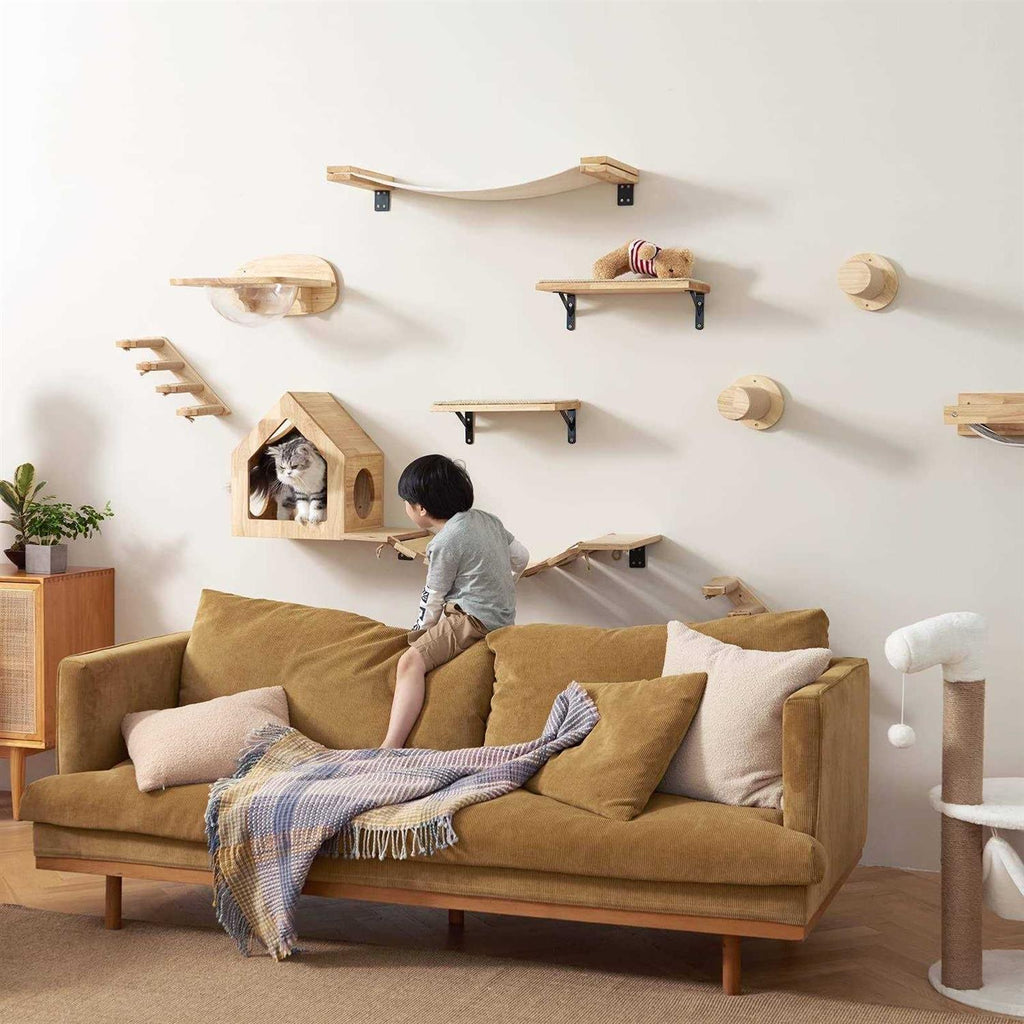 Cat Wall Furniture Set with 2 Pedals K693