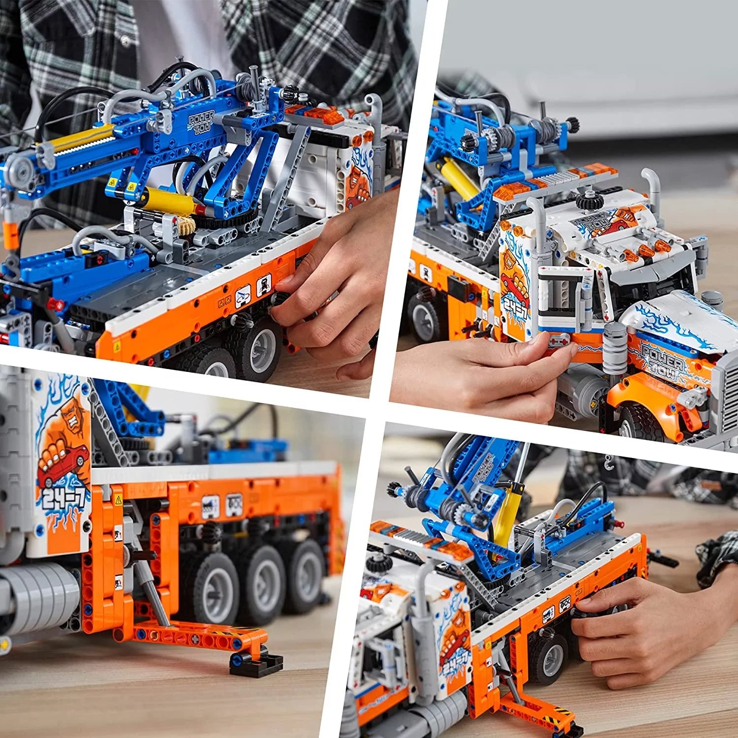 Heavy-Duty Tow Truck with Crane X428672