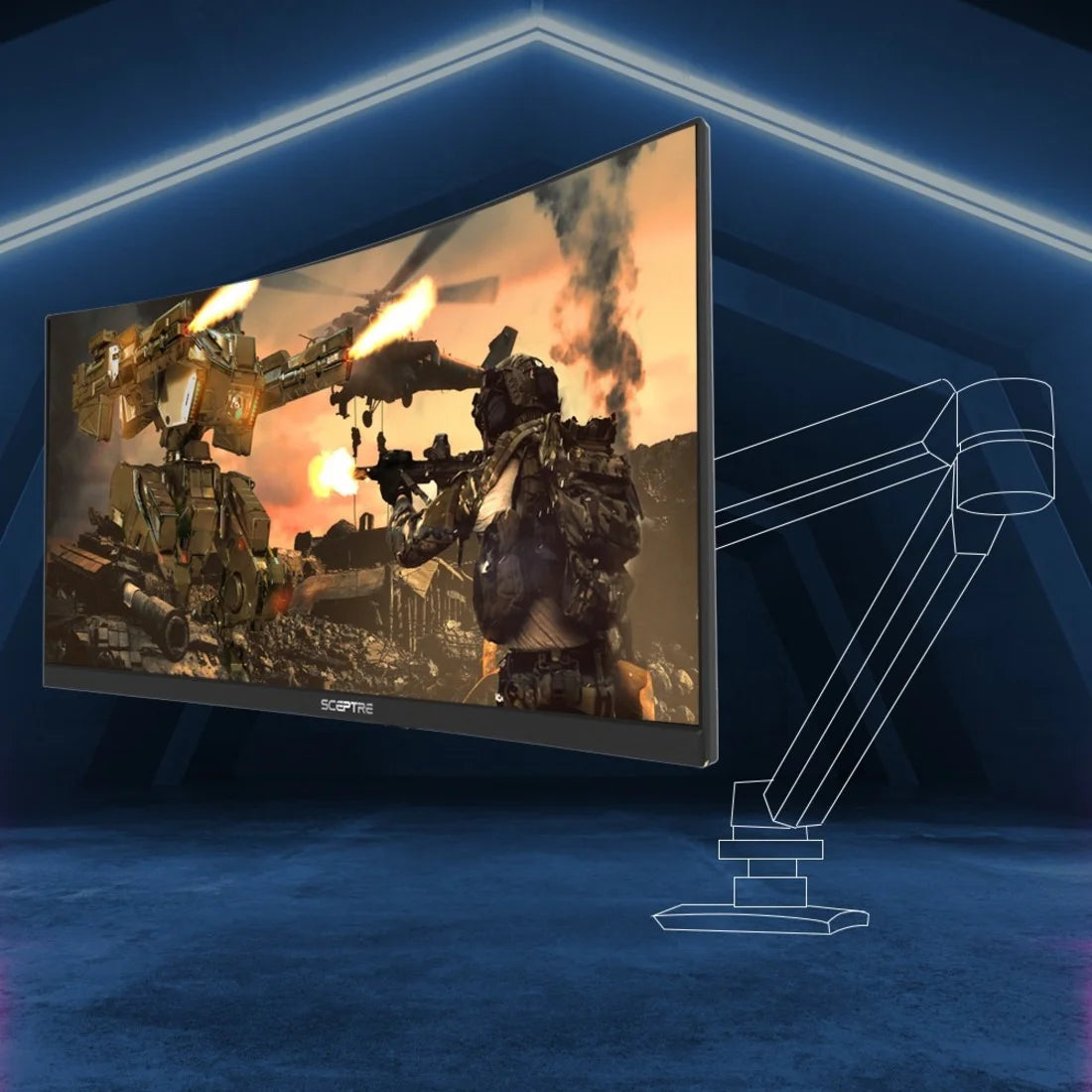 34" Curved Gaming LCD Monitor, 21:9 Y5146