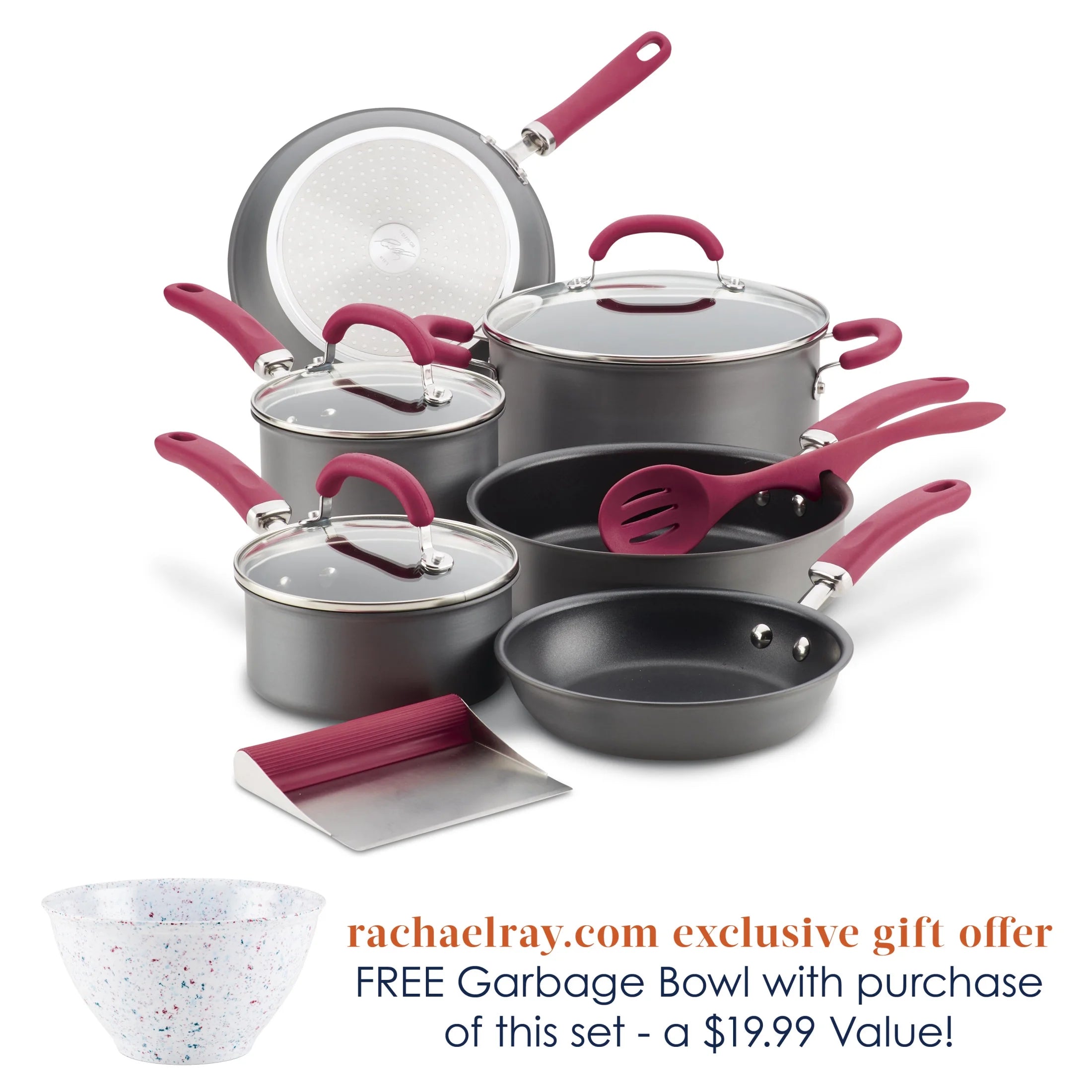 Nonstick Pots and Pans Set, 11 Piece G3326