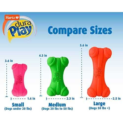 Squeaky Latex Dog Toy Bone I883639