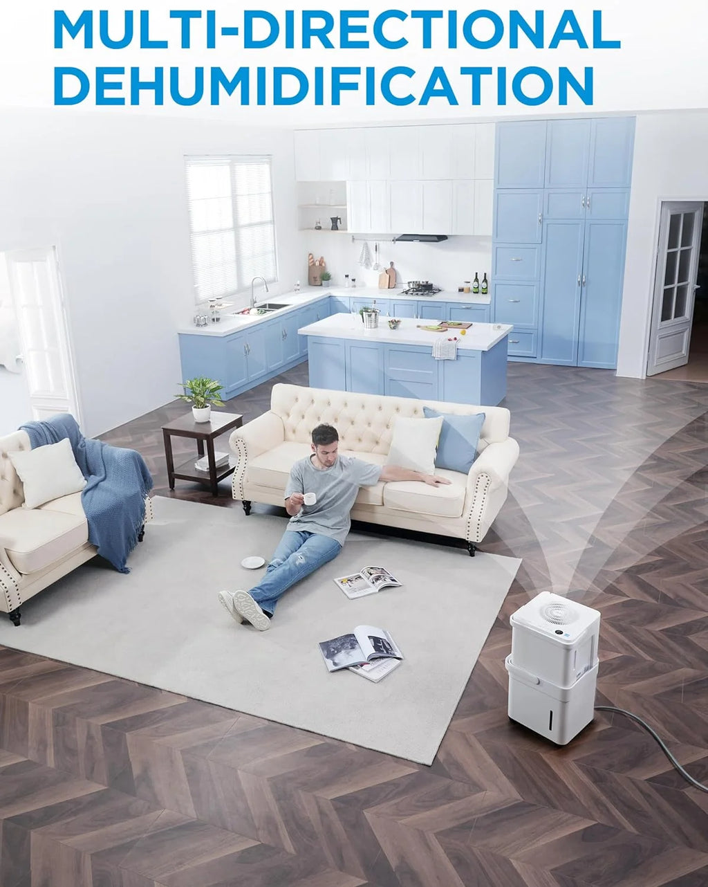 Smart WiFi Dehumidifier, 20-Pint, 2,000 sq. ft. Coverage A617904