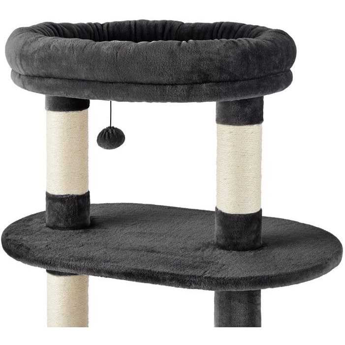 Heavy Duty Faux Fur Cat Tree Condo N369