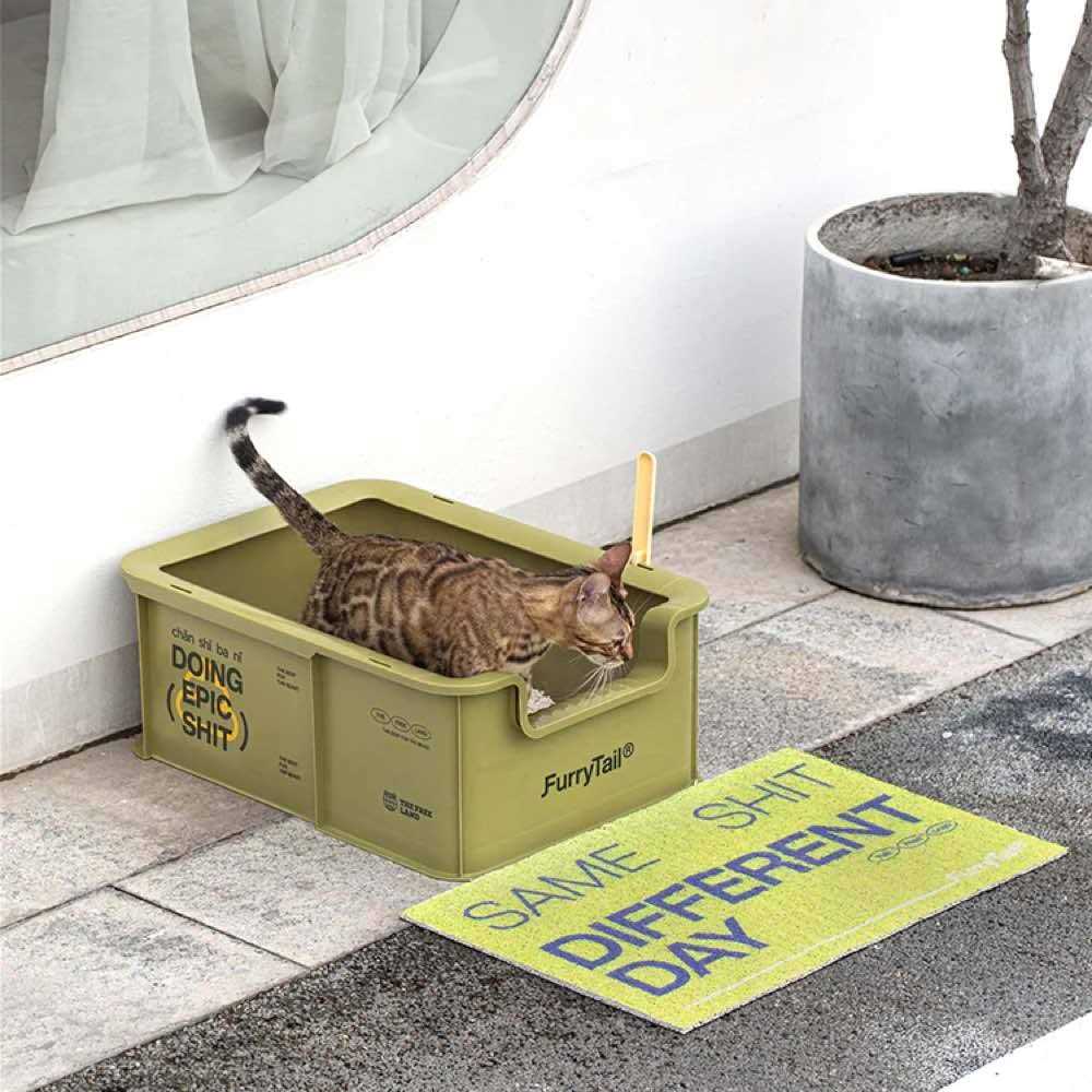 Cat Litter Box With Scoop K438