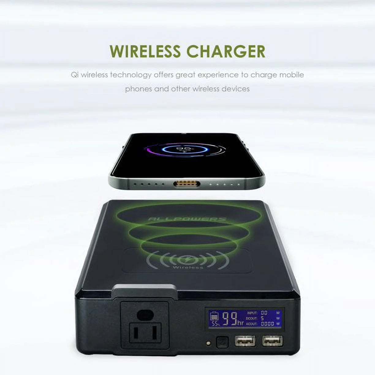 200W 154Wh Portable Power Station with 100W Foldable Solar Panel N194989