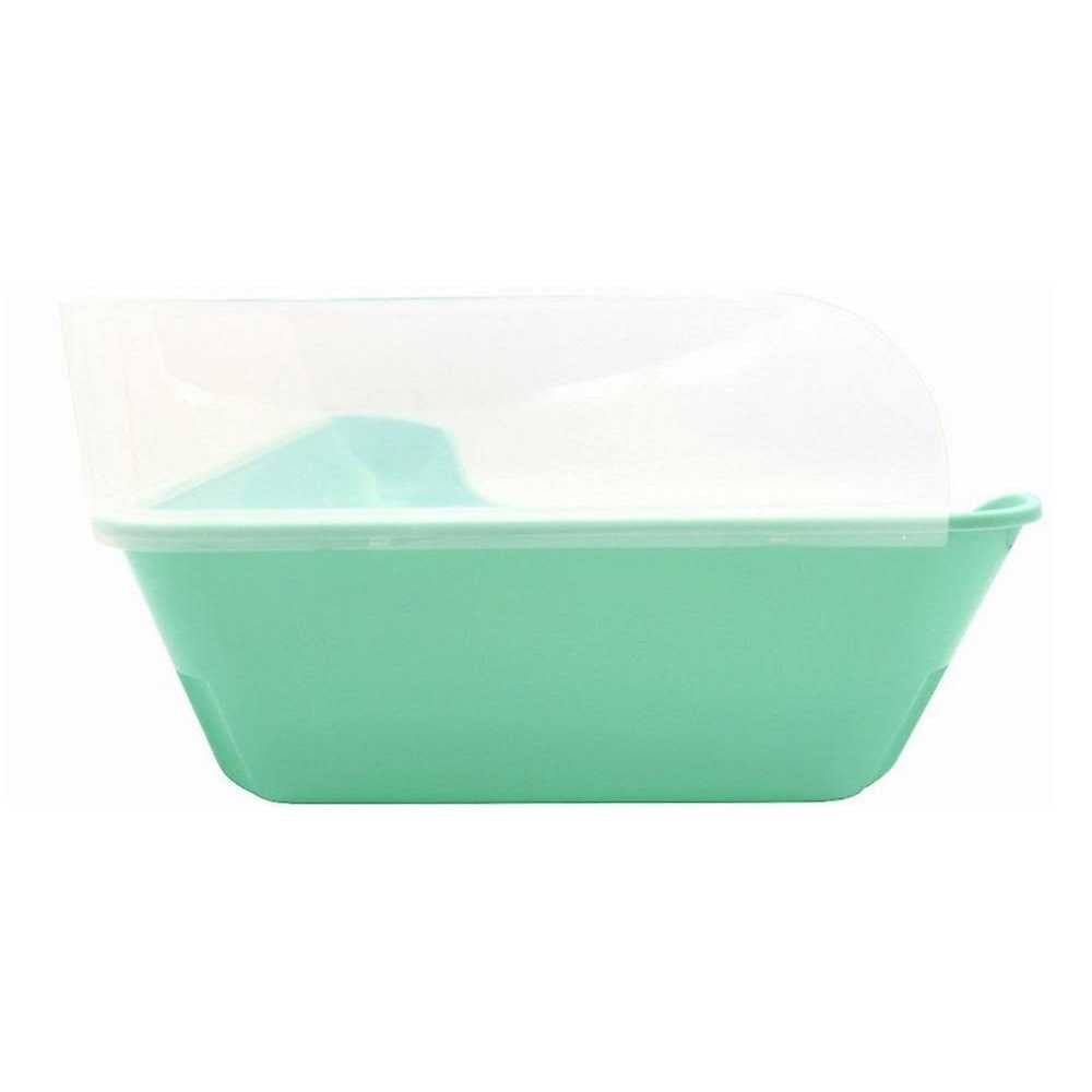 Corner Litter Pan with Removable Shield W6469