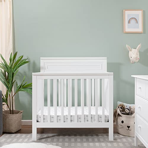 4-in-1 Convertible Mini Crib in Chestnut Y55997