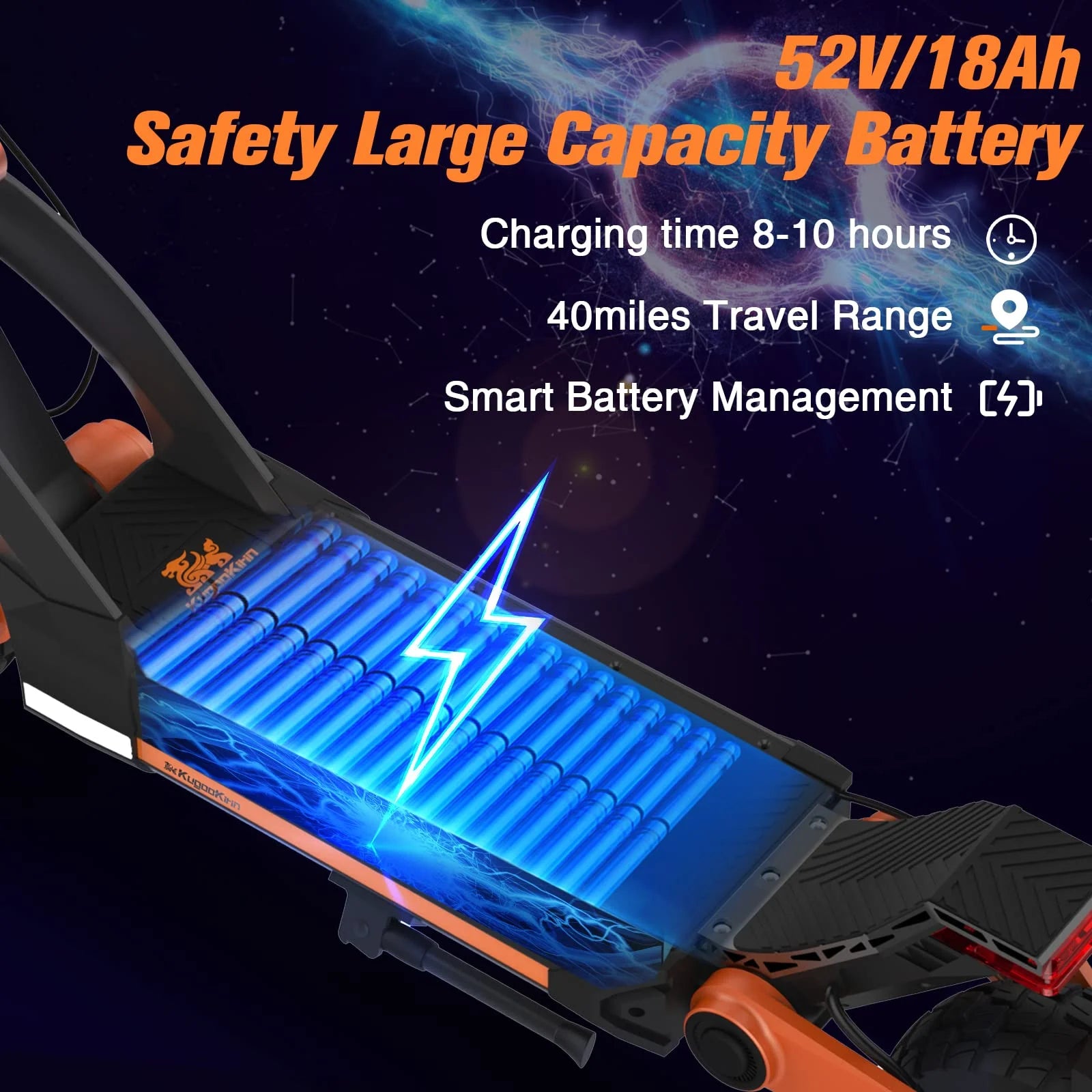 Electric Scooter for Adults 1200W Motor 31 mph Off Road Tires K367902