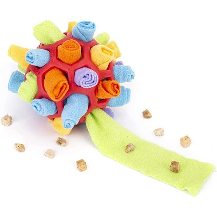 Interactive Dog Puzzle Toys Snuffle Ball Slow Feeder Training P483568