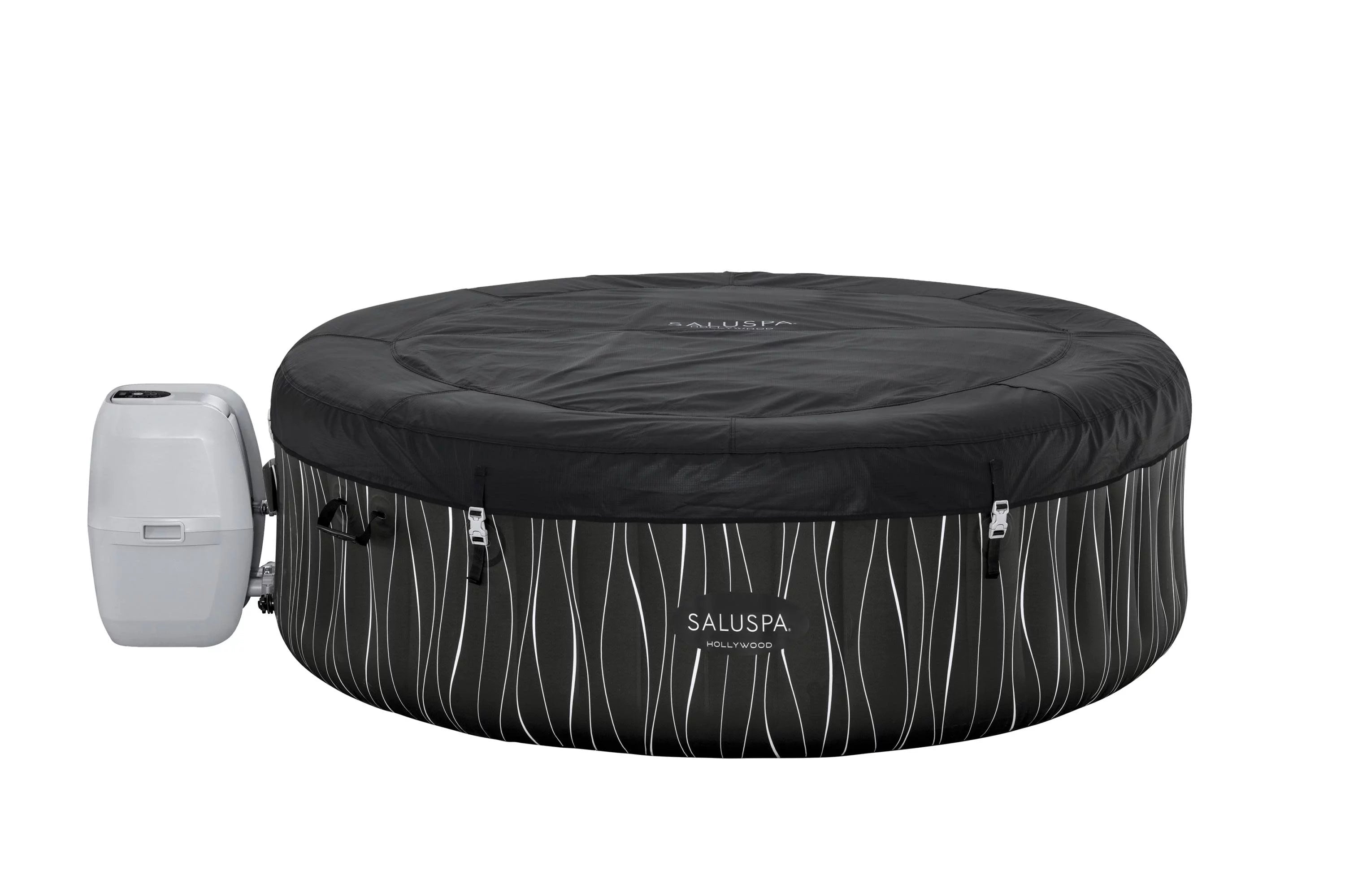 Inflatable Hot Tub with LED Lights, 104°F Max A613621