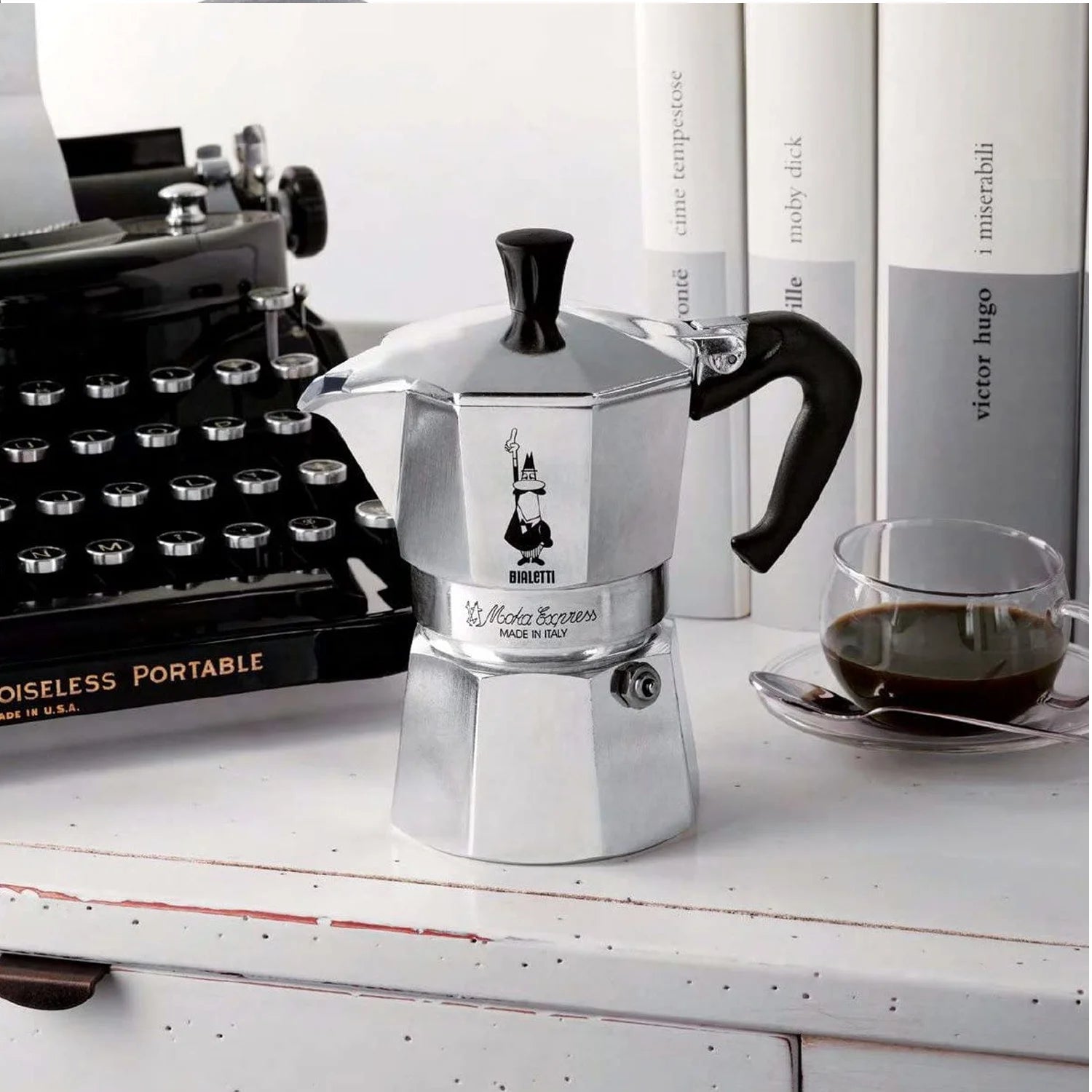 Aluminum 6 Cup Stovetop Espresso Coffee Maker K7625
