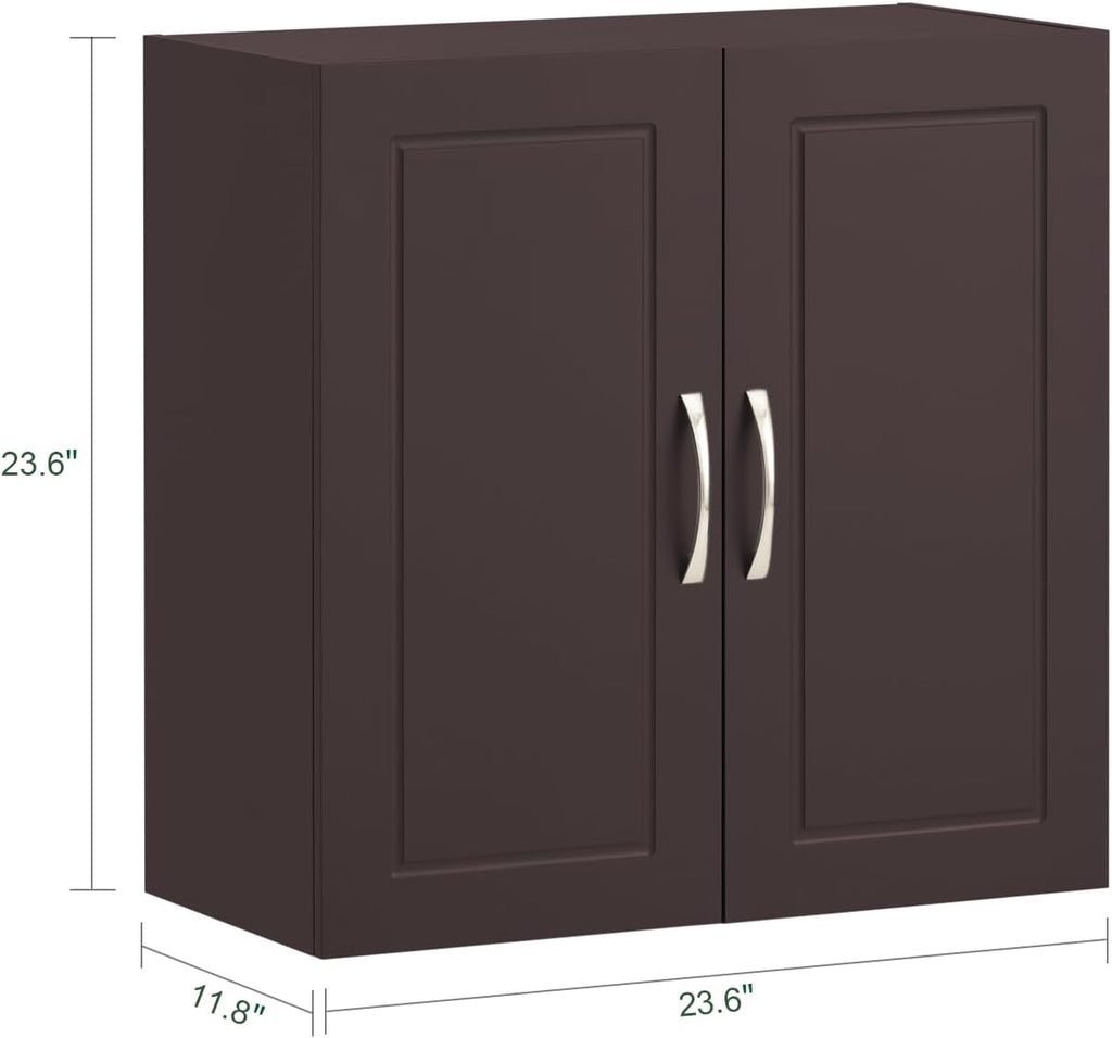 Laundry Hamper Cabinet with 2 Drawers and Wall Cabinet O1667