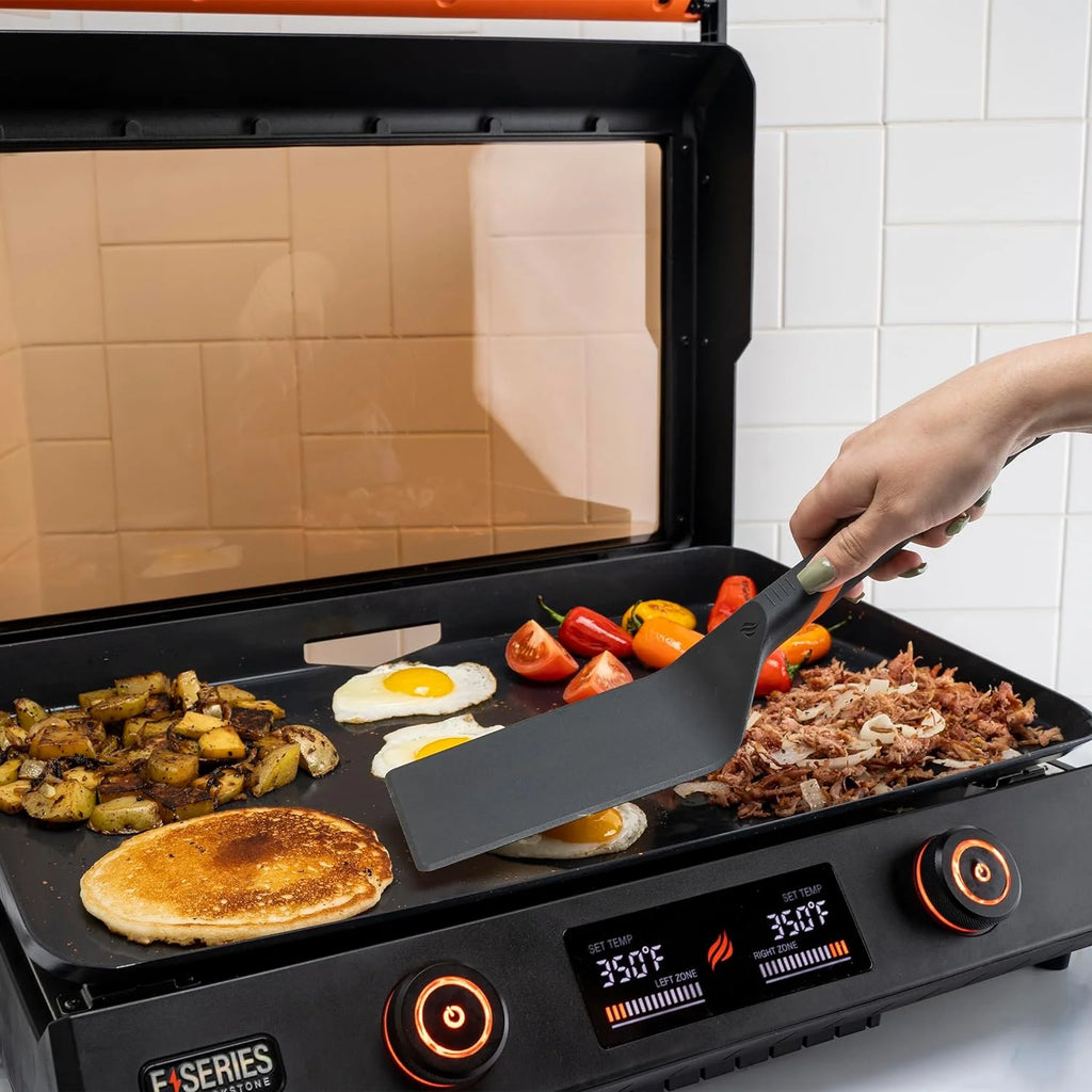 22 Inch Electric Griddle Nonstick with Lid, Tabletop with Accessories and Gloves R3911
