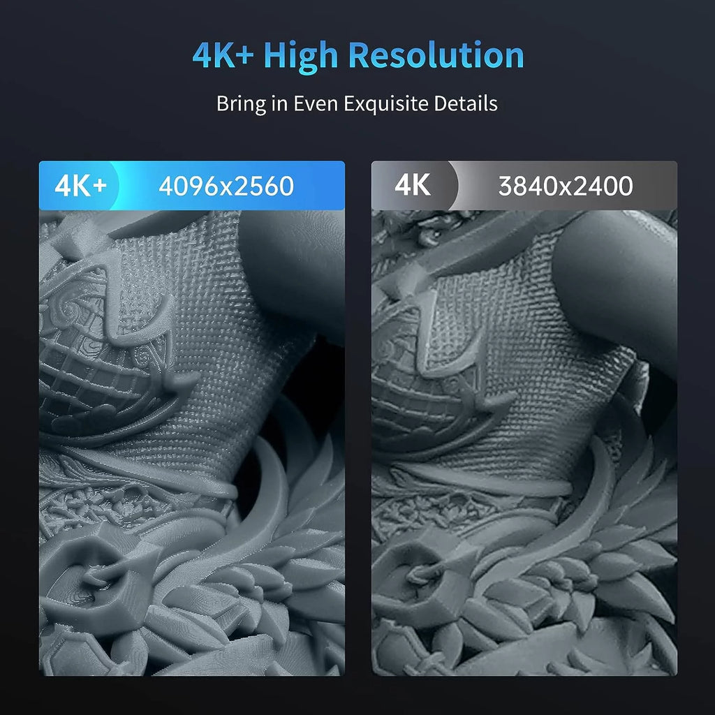 4K Resin 3D Printer with 5 KG UV Resin X646