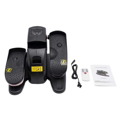 Seated Pedal Exerciser for Seniors, Quiet Mini Elliptical Machine with Remote Control W4862