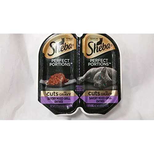 Wet Cat Food Cuts in Gravy Savory Mixed Grill Entree Q3835