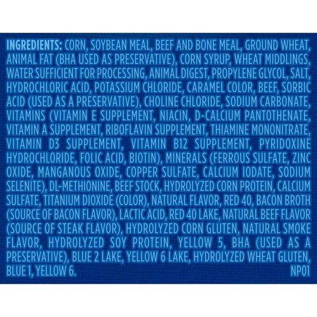 Mini Bits Bacon & Steak Flavor Dry Dog Food for Small Breeds V93079