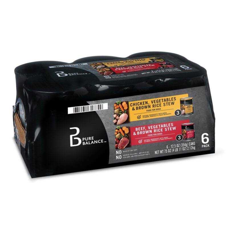 Beef Stew and Chicken Stew Wet Dog Food Variety Pack F701989