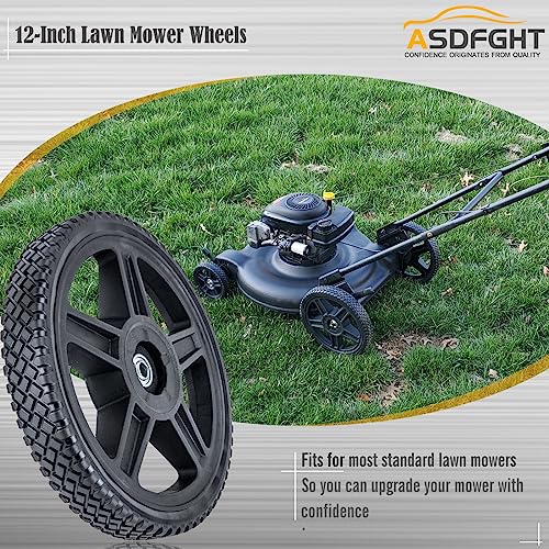 Lawn Mower Wheels 6 Inch (2-Pack) with Bearings and Hardware F277296
