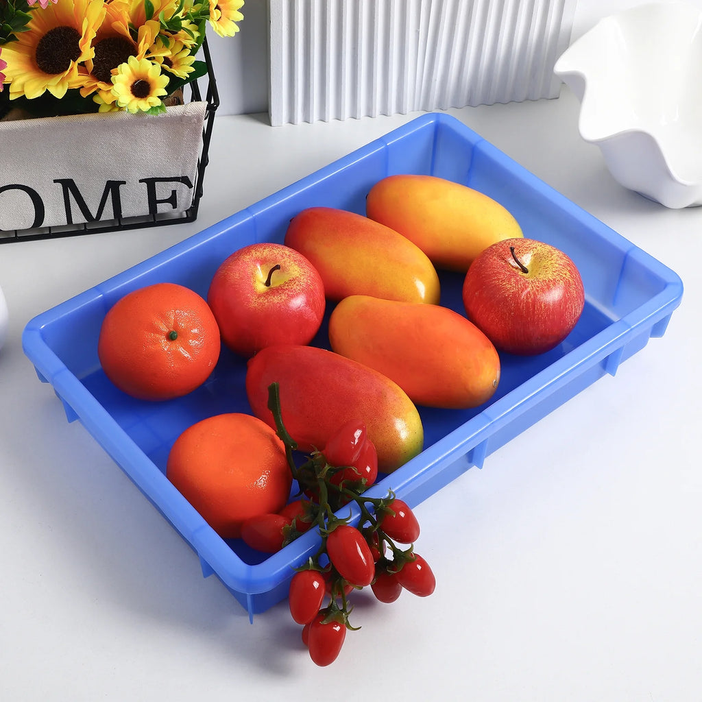 Plastic Warehouse Storage Box with Lids, 2-Pack Z2213