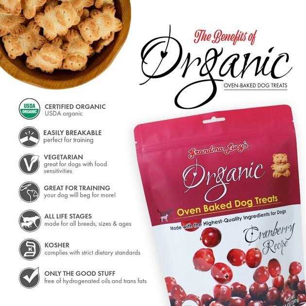 Organic Cranberry Oven Baked Dog Treats N616966