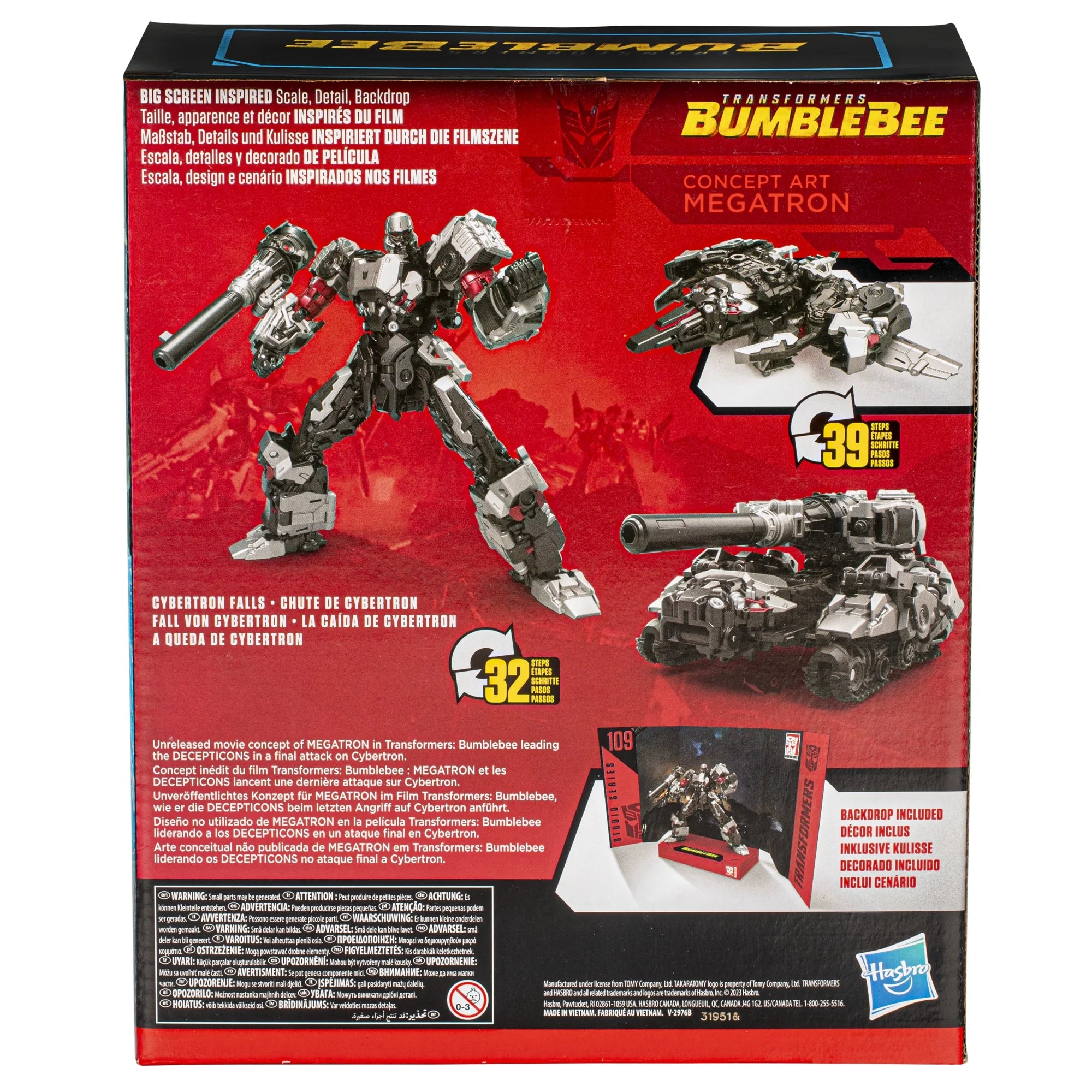 Bumblebee 109 Concept Art Megatron 8.5" Action Figure L966143