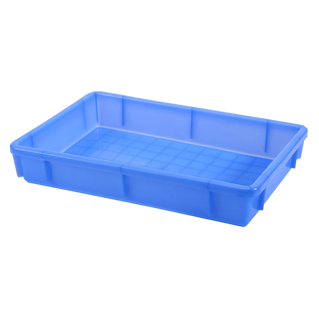 Plastic Warehouse Storage Box with Lids, 2-Pack Z2213