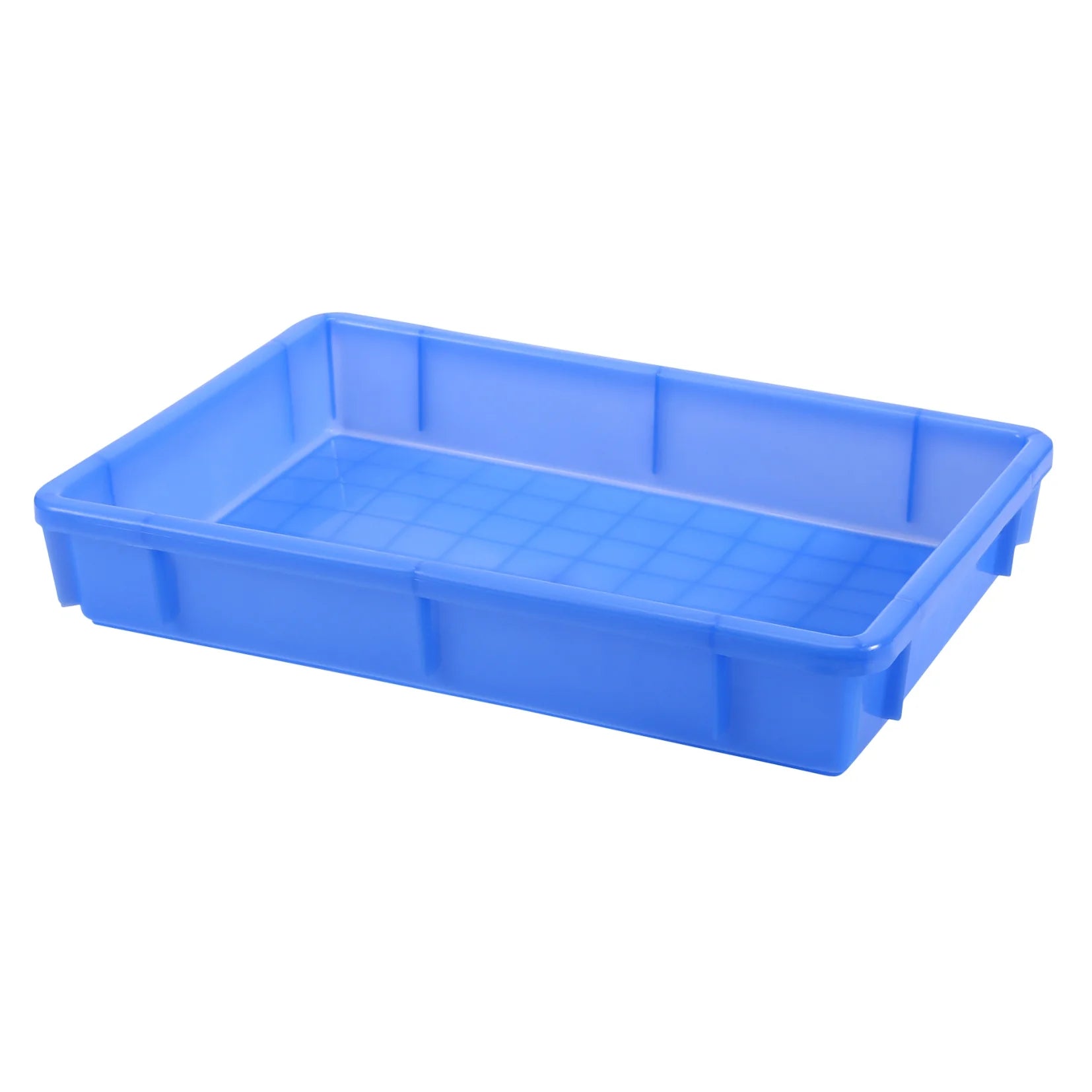 Plastic Warehouse Storage Box with Lids, 2-Pack Z2213