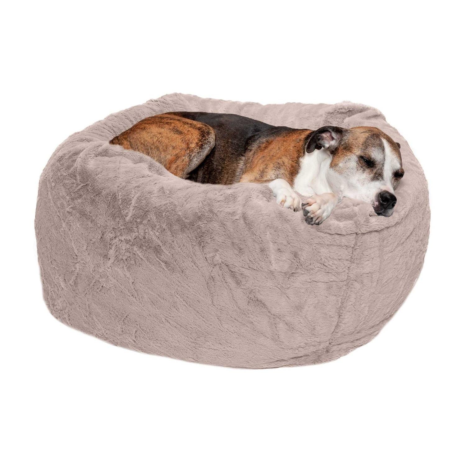 Round Plush Ball Dog Bed N96841
