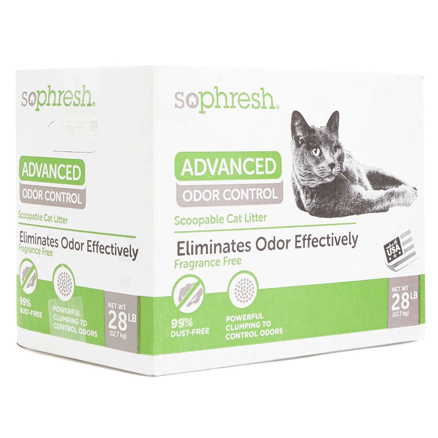 Scoopable Cat Litter with Advanced Odor Control F595973