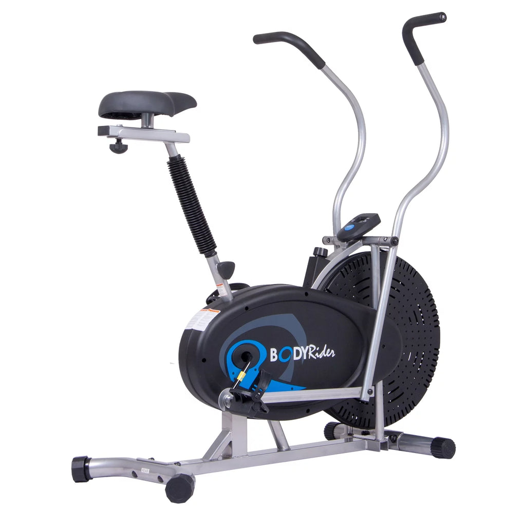 Upright Exercise Fan Bike with Softer Seat for Home Gym J98288