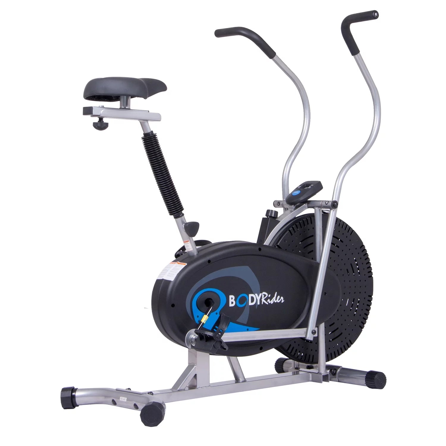 Upright Exercise Fan Bike with Softer Seat for Home Gym J98288
