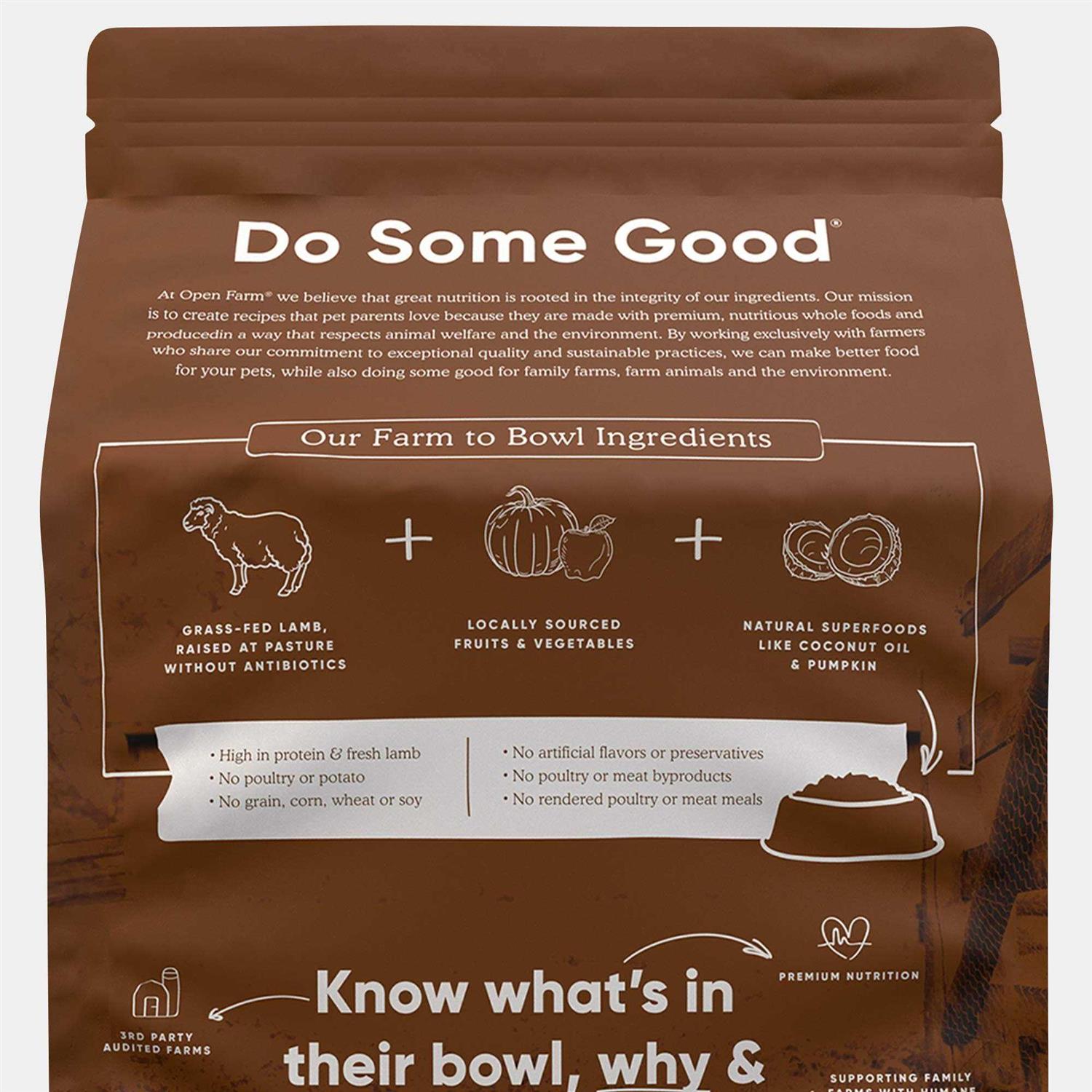 Grain Free Pasture Raised Lamb Dry Cat Food T1833