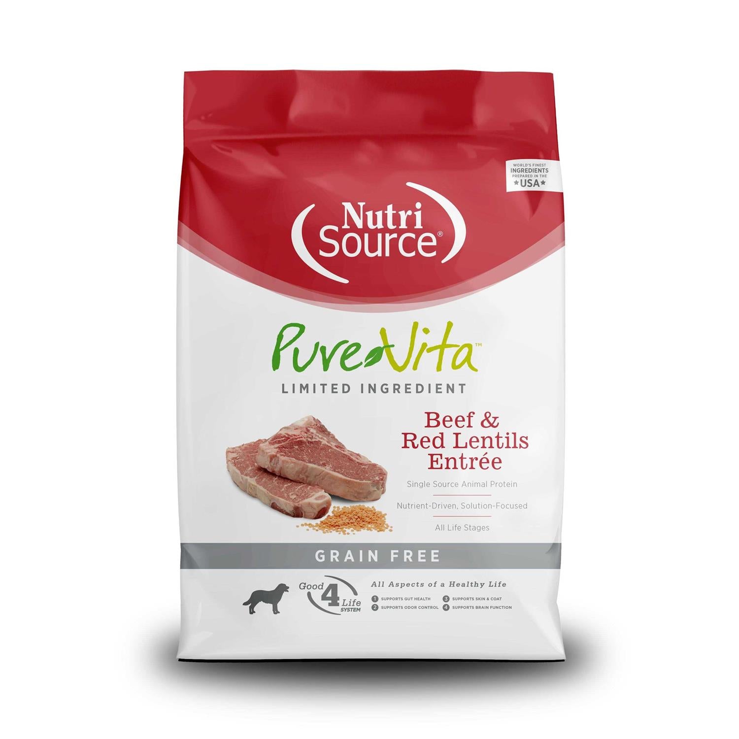 PureVita Beef &amp; Red Lentils Grain Free Dry Dog Food - Pet Supplies online store