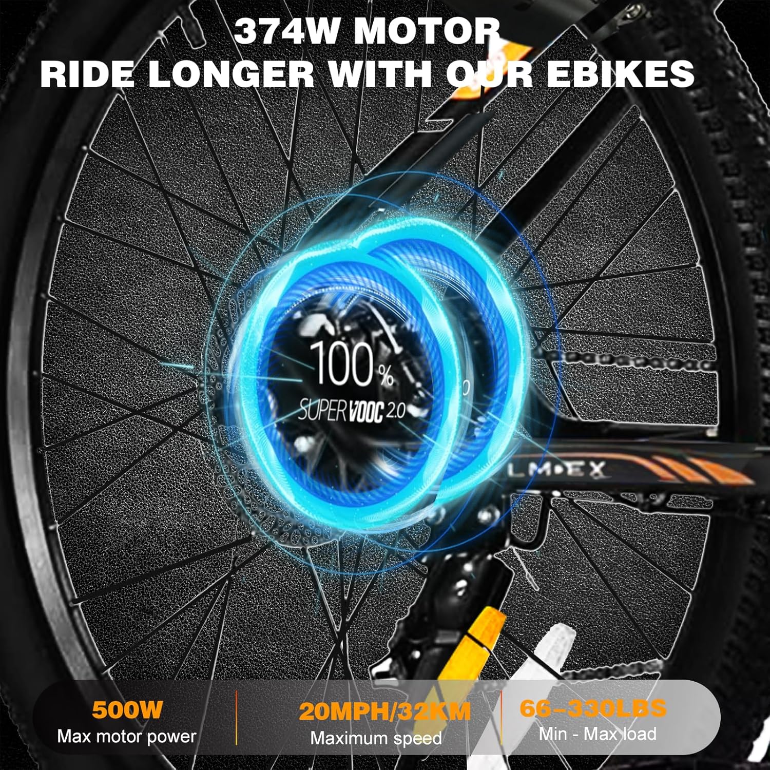 Electric Bike for Adults 26" Mountain Ebike 500W Motor with Removable Battery L98149