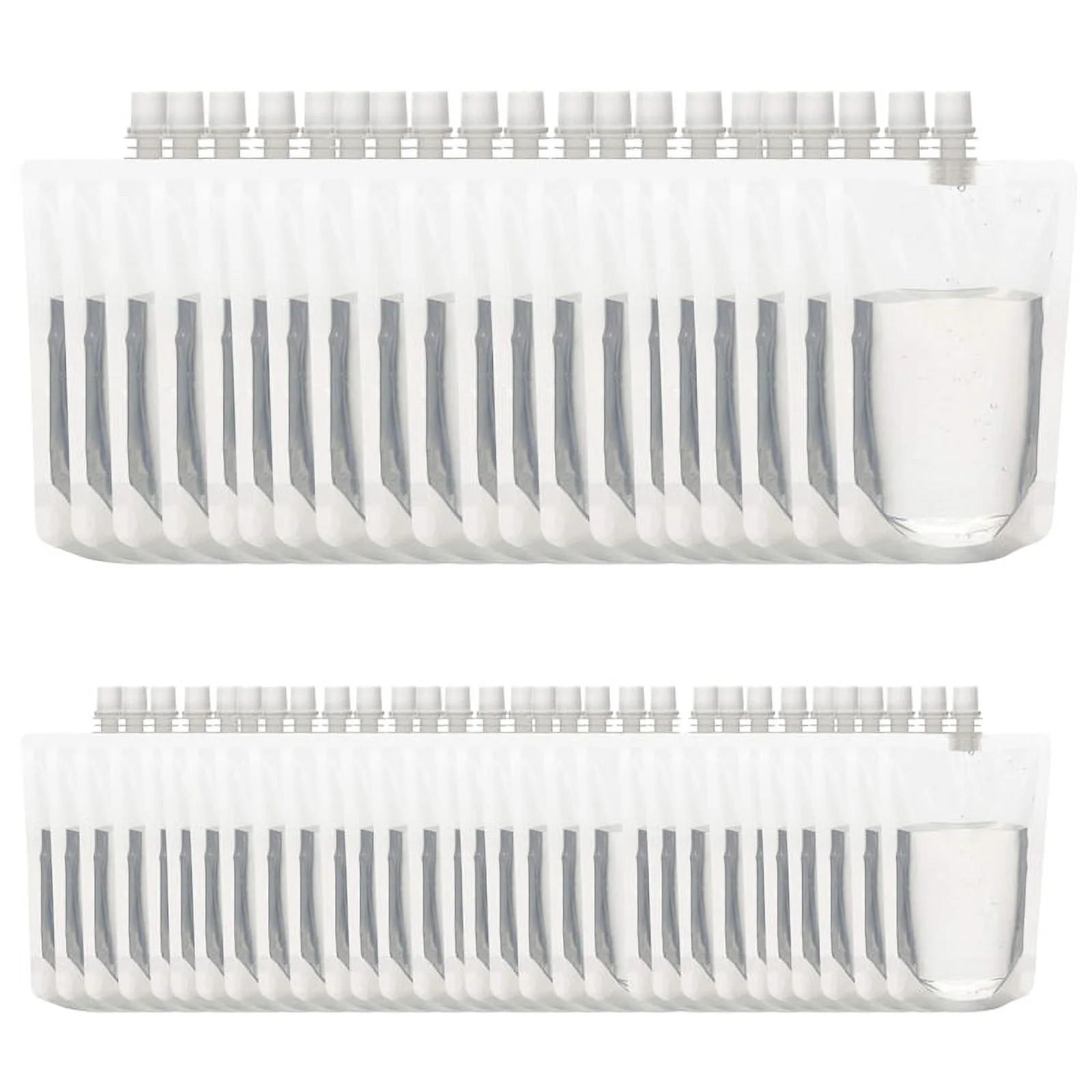 50PCS 100Ml Leak Proof Stand Up Pouch for Beverage Juice Milk Coffee Z3279