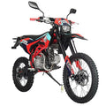 X-Pro Brand New Storm 150cc Gas Pit Dirt Bike with All lights, 4-Speed Manual Transmission, 19"/16" Tires