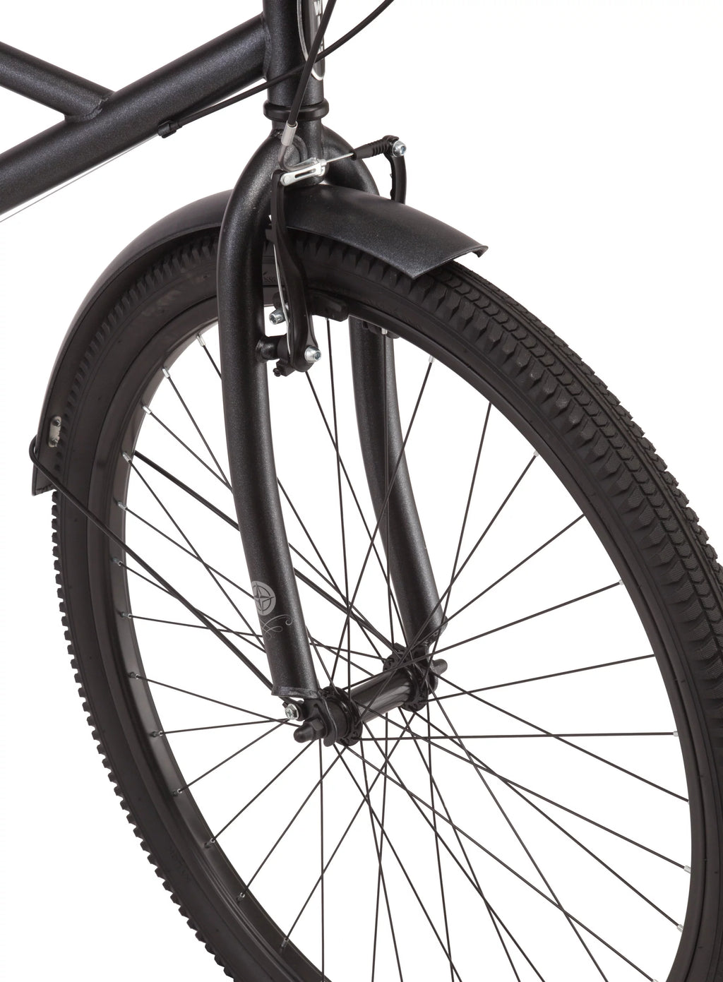 Men's cruiser bike, 29-inch wheels, 7 speeds, black H354974