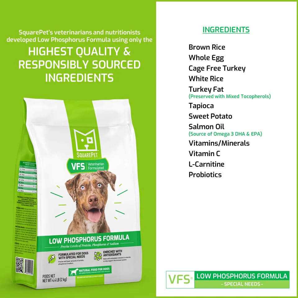 Low Phosphorus Dry Dog Food D16929