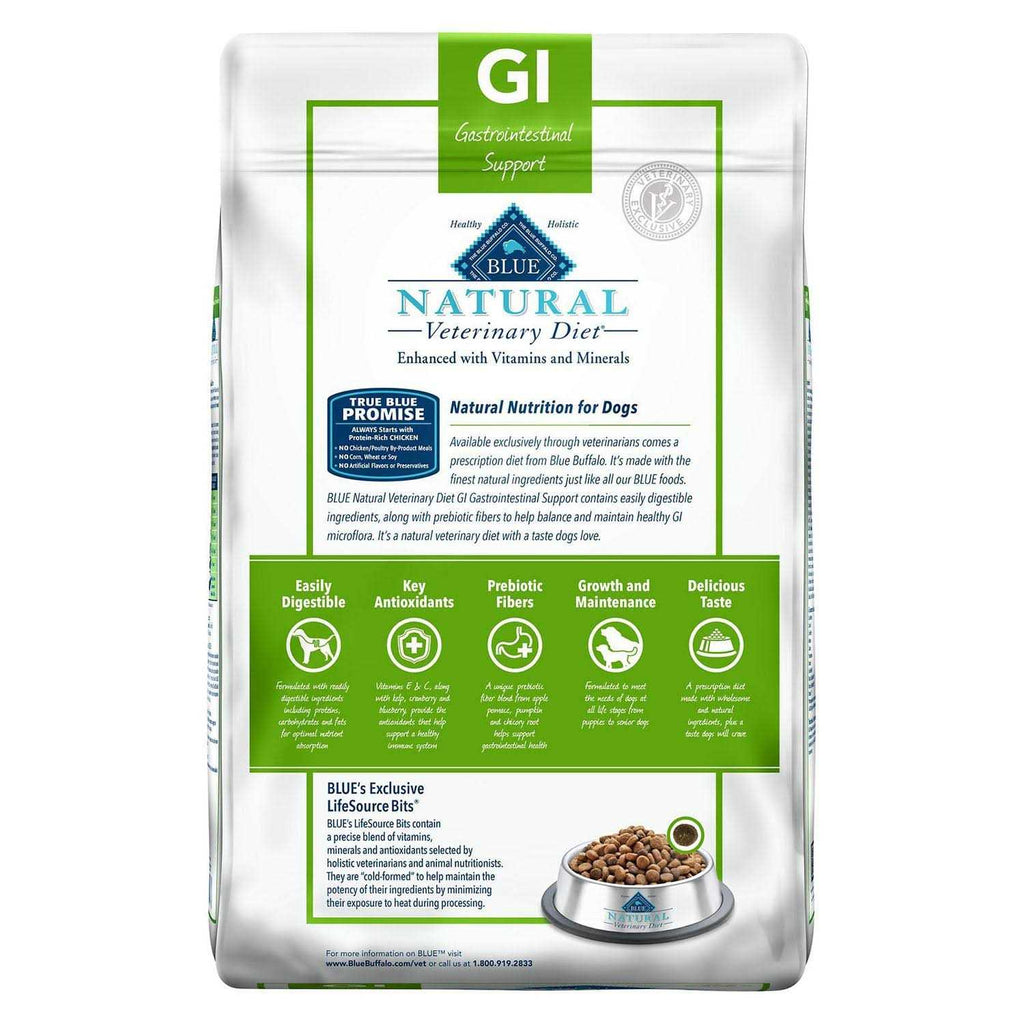 Natural Veterinary Diet GI Gastrointestinal Support Dry Dog Food Z41401