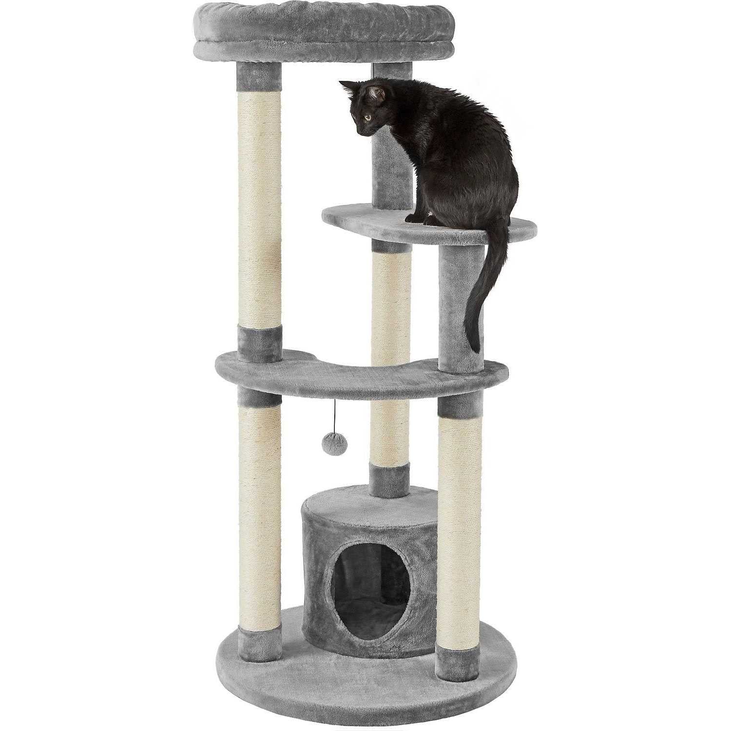 Heavy Duty Faux Fur Cat Tree Condo I790
